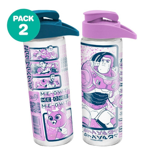 Imagen 1 de 4 de 2 Botella Infantil Agua Disney Toy Story Buzz Lightyear