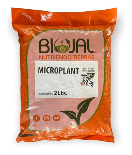 Fertilizante Humus Microrganismos Minerales Microplant 2 Kg.