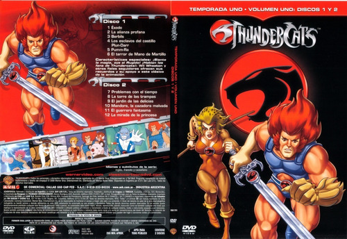 Imagen 1 de 1 de Thundercats Serie Animada Completa Dvd Fisico