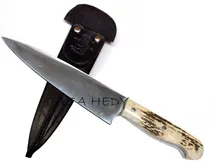 Comprar Cuchillo Libertad Inox. 440 Hoja 15cm Cabo Hueso Remachado