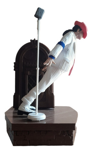 Figura Michael Jackson Rockola Jukebox 3d - 14 Cm