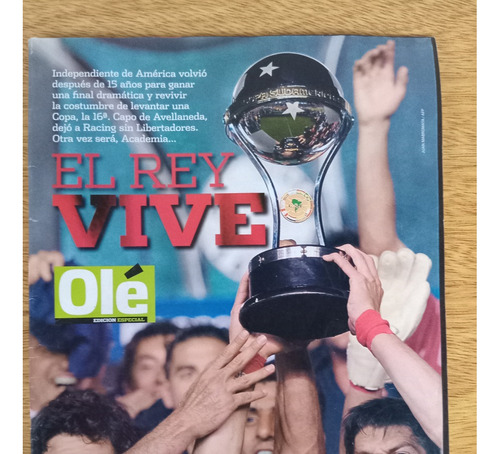 Revista Ole Independiente Campeon Copa Sudamericana 2010