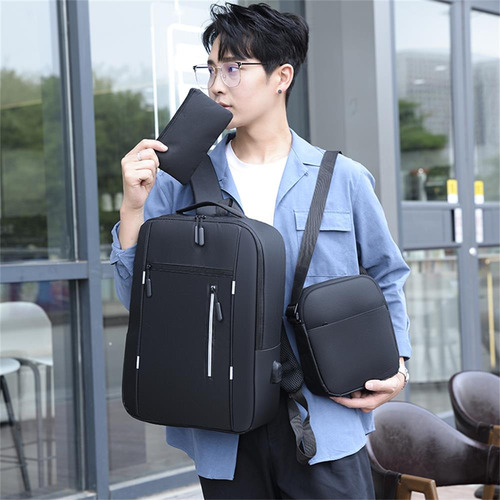 Bolso De Hombro Doble For Portátil De Negocios For Hombre