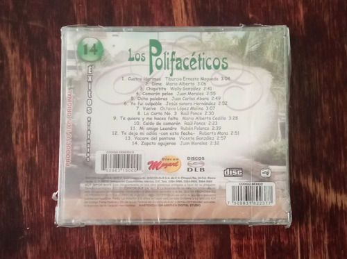 Los Polifaceticos - 14 Exitos Originales Cd * Sellado * (Usado)