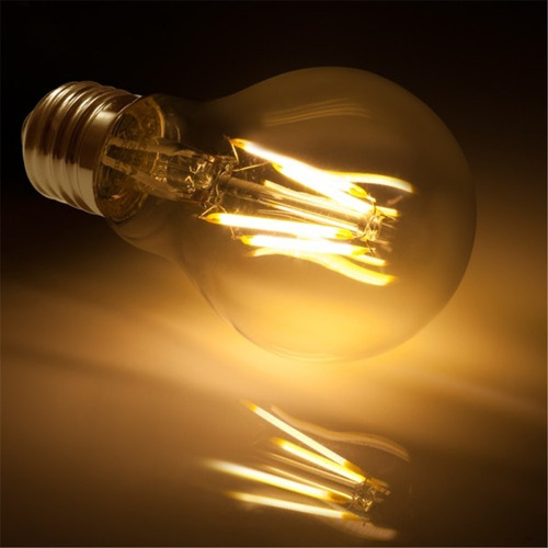 Imagen 6 de 10 de Bombillo Led Vintage Filamentos Tipo Edison Luz Calida 2700k