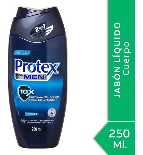 Protex Men Sport Cuerpo Jabón Liquido 250ml 