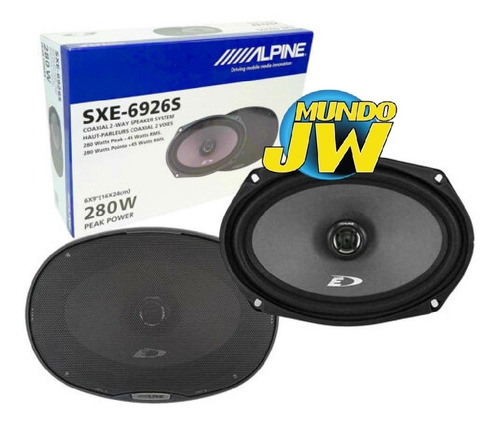 Parlantes 6x9 Alpine 2 Vias 280w 6926