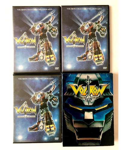 Voltron Coleccion Uno Leon Azul Dvd Set De 3 Discos 15 Episo (Usado)