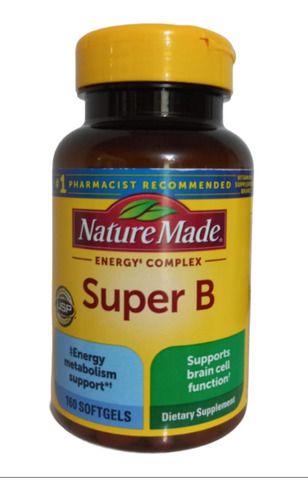 Super B- Complex 160 Softgels,nature Made 