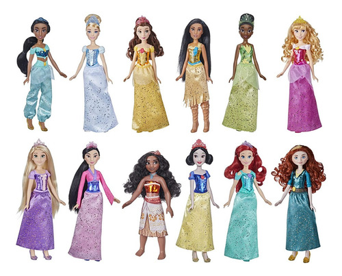Colección Real Princesas Disney 12pz