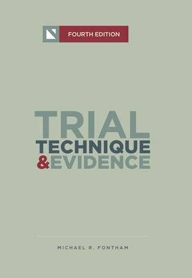 Libro Trial Technique And Evidence : Trial Tactics And Sp...