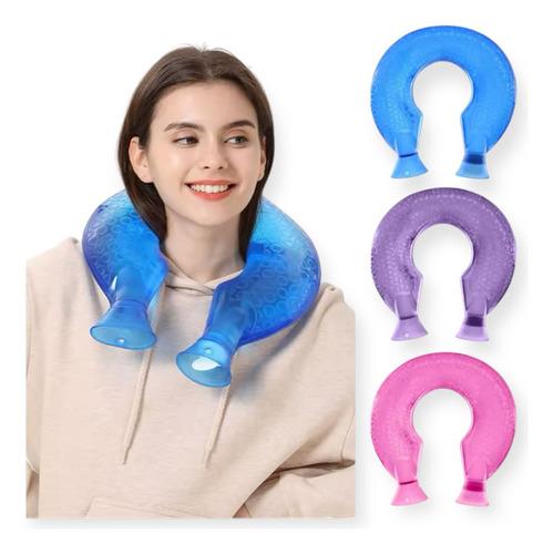 Guatero Cervical Terapeutico Bolsa Agua Frio O Caliente Roro Al Azar