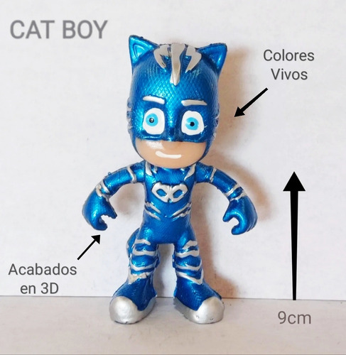 Muñecos Héroes En Pijamas Pjmask 6 Personajes Y Accesorios