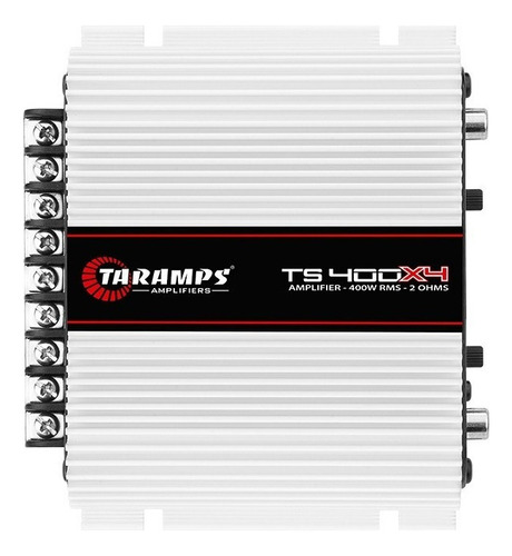 Amplificador Taramps Ts 400x4 400w 2 Ohmios 4 Canales