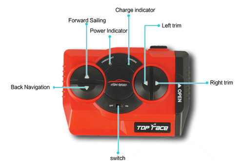 Mini Bote De Control Remoto Submarino Rc, Juguete Para Niños