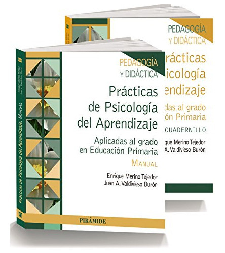 Pack Prácticas De Psicología Del Aprendizaje, De  Merino Tejedor Enrique Valdivieso Burón Ju. Editorial Piramide, Tapa Blanda En Español, 9999