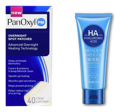 Pack Parches Para El Acne Panoxyl Y Limpiador Facial Bioaqua