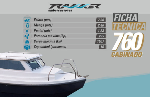 Crucero Fisher Cabin 710