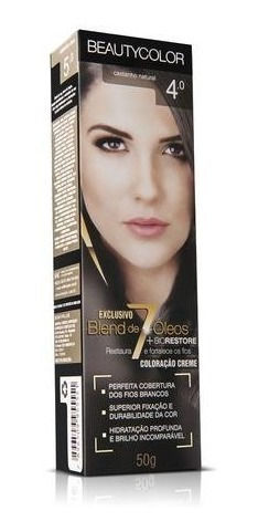 Coloração Permanente Beautycolor 4.0 Castanho Natural