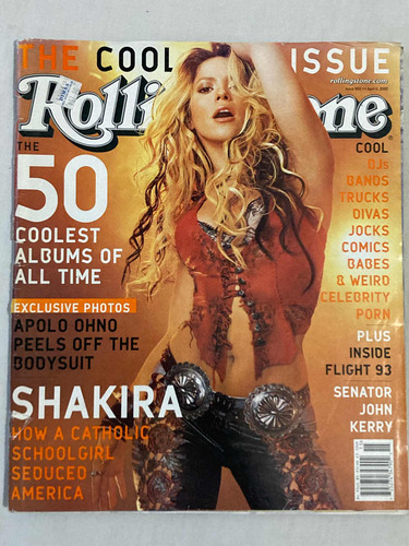 Revista Rolling Stone / Shakira Abril 2002 Usa  Impecable