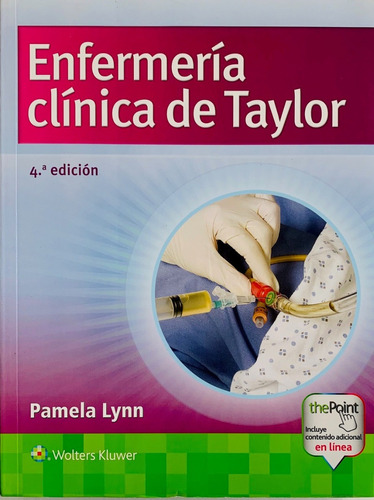 Enfermería Clínica De Taylor 4a Ed Pamela Lynn Original Nuev