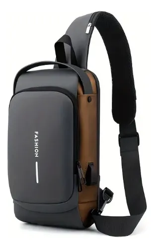 Mochila Fashion Antirrobo Gris oscuro 2 L