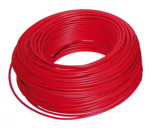Cable Eléctrico Cal.14 Rojo Tipo Thw 1 Hilo 100mt