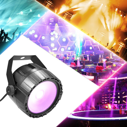 10w Rbg Uv Cob Led Par Luz De Control Remoto Inalámbrico Eta