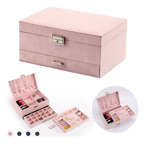 Lj Soporte De Terciopelo For Joyas Con Diseño De 3 Niveles