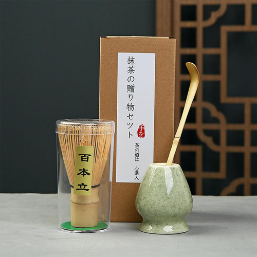 Batch De Matcha Set De Cerámica Batcher Matcha Y Verde