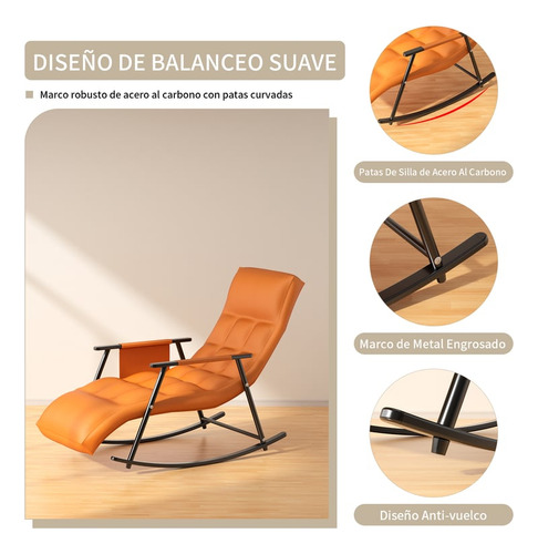 Silla Mecedora Sillones Impermeablerespaldo Alto