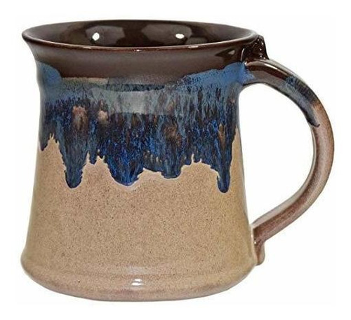 Taza Mediana Hecha A Mano Clay In Motion (deslizamiento De L