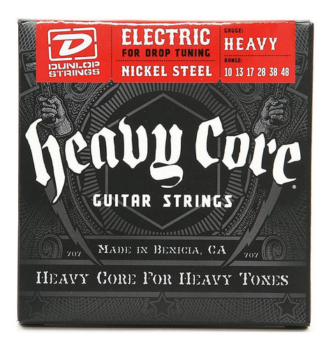 Cuerdas Guitarra Eléctrica Jim Dunlop Dhcn 10/48 Heavy Core
