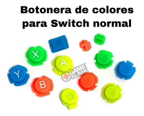 Juego De Reemplazo Botones De Colores Nintendo Switch Joycon