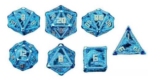 Set De 60 Dados Poliédricos D10 De 10 Caras En 6 Colores, Dados De Acrílico Para Juegos De Rol Como D&D, MTG Y RPG, Fáciles De Leer Y Con Buen Rodamiento