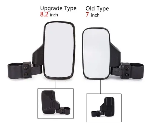 Espejo Retrovisor Lateral Y Espejo Central Utv Para Polaris