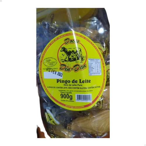 Doce De Leite Din Dan Puro 960g Caixa - Pingao