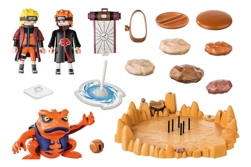 Playmobil Naruto Shippuden Naruto Vs Pain Mod 70667 - 48 Pza 48