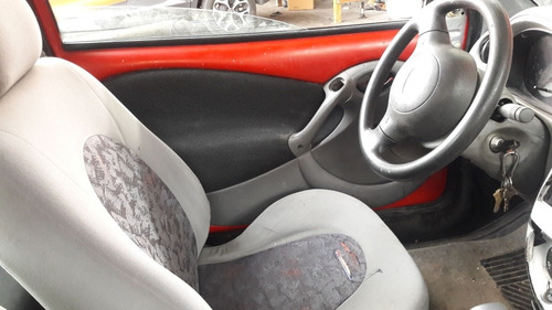 2 Piezas Par De Tapa Puerta Ford Ka, En Fibra Y Vestidura