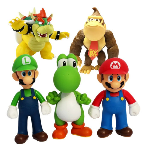 Muñecos Set De Super  Mario Bros