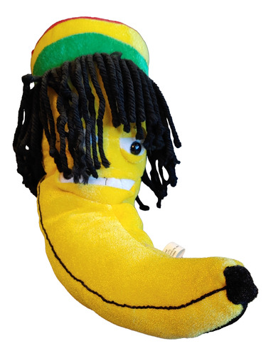 Peluche De Banana Con Rastas