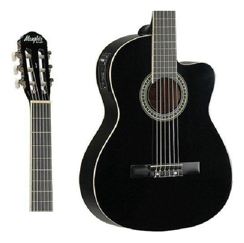 Violão Elétrico Tagima Memphis Ac-60 Bk C/afinador Promoção!