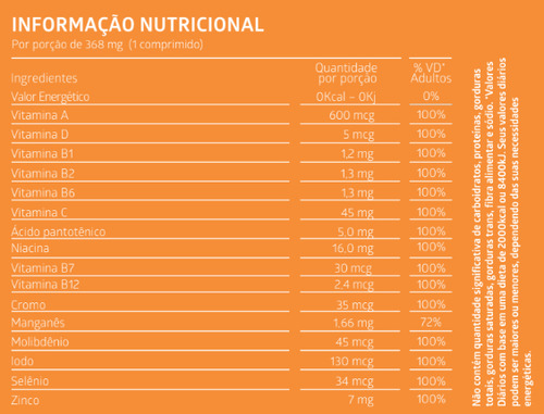 Liteevit A Z Multivitamínico - 60 Comprimidos
