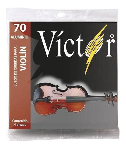 Jgo De Cuerdas Para Violin Victor Vcvi-70