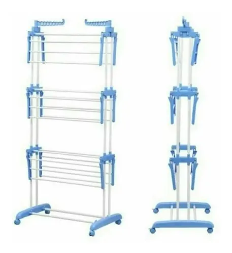 Tendedero Organizador Colgador Ropa Plegable 3 N