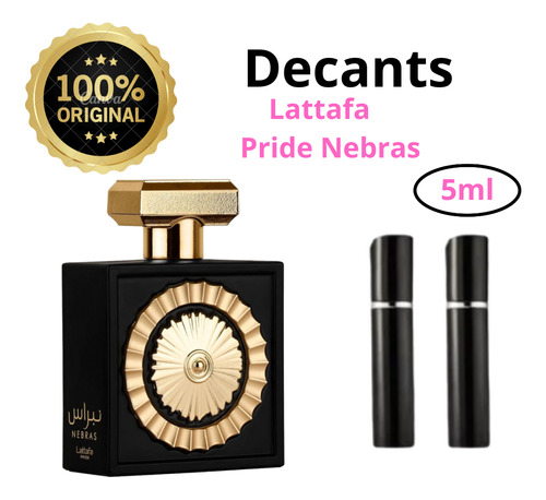 Muestra De Perfume O Decant Lattafa Pride Nebras Unisex