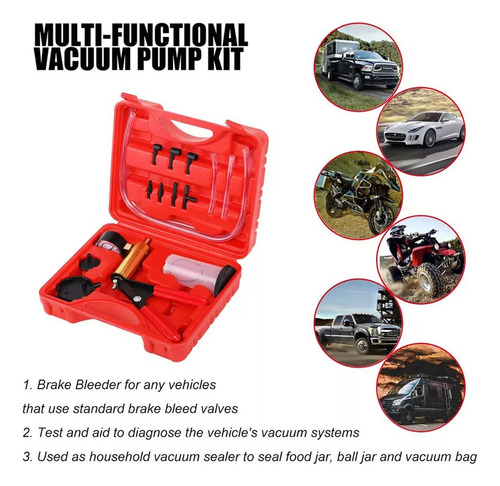 Kit De Herramientas De Ajuste De Pruebas Para Purgar Frenos