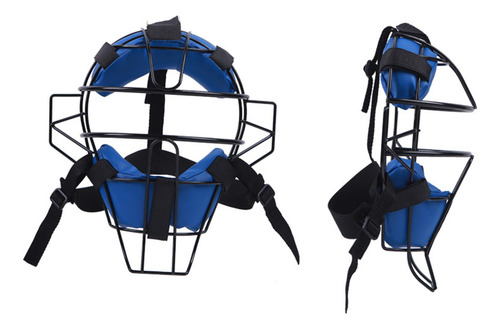 Sports Softball Face Máscara Protectora De Béisbol Azul