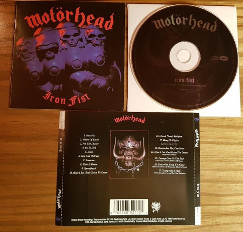 Motorhead - Iron Fist ( Con Bonus Tracks) 