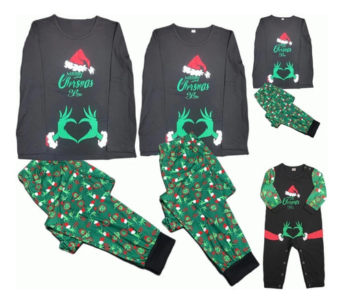Conjunto De Pijamas A Juego Para Madre, Hija,padre E Hijo
